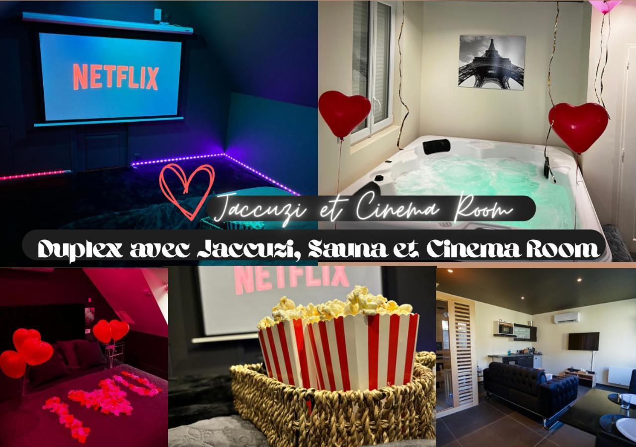 Magnifique Duplex Avec Jaccuzi, Sauna Et Cinema Room Privatif Fontenoy  Eksteriør bilde